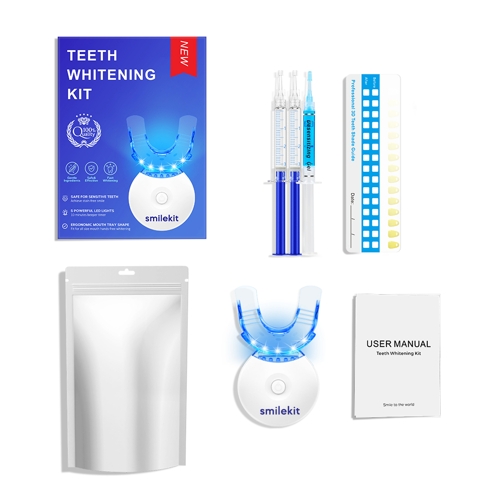 Teeth Whitening Gels - Teeth Whitening Kit - 5X LED