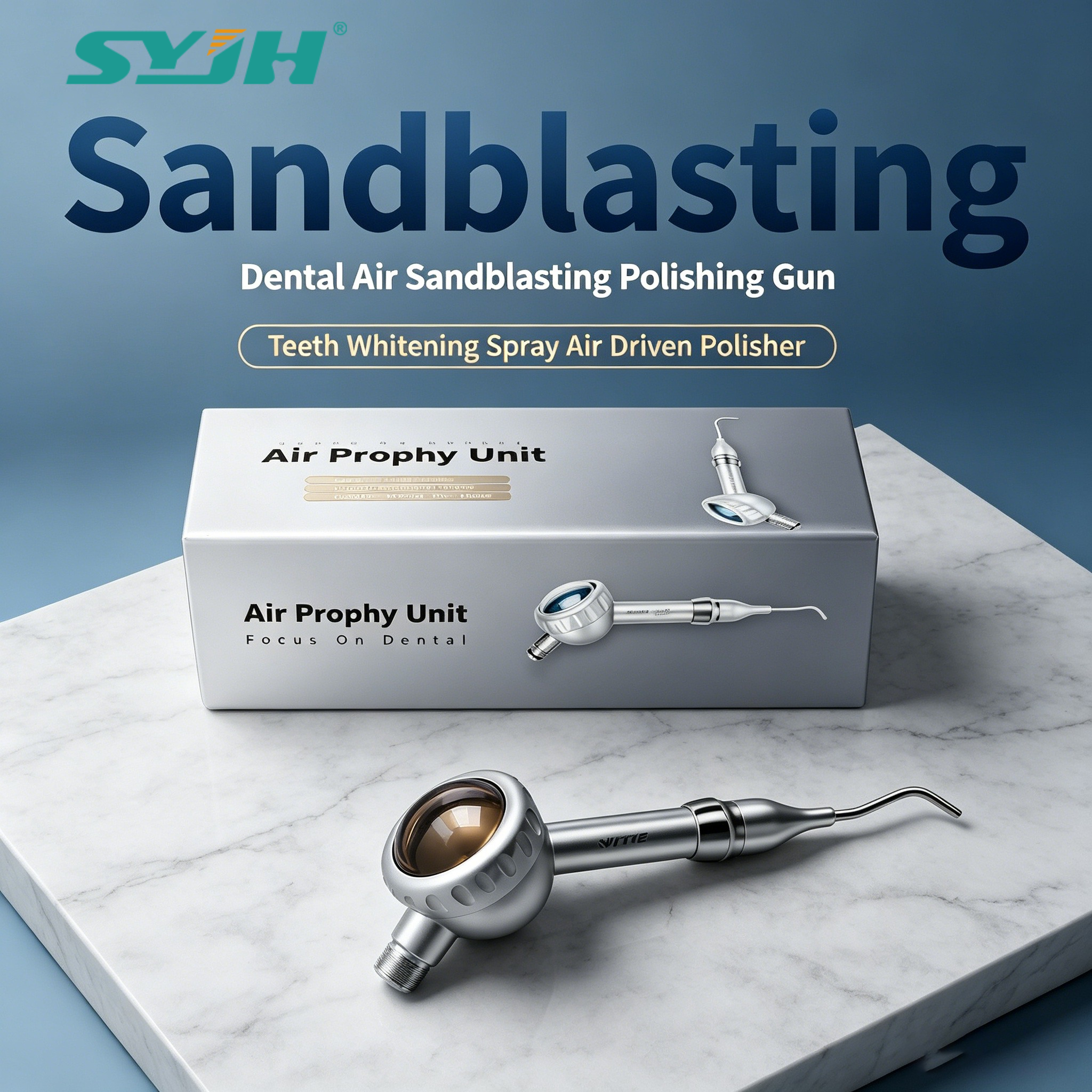 Colgate Whitening Teeth - SYJH Dental Tooth Cleaning Sand Blasting