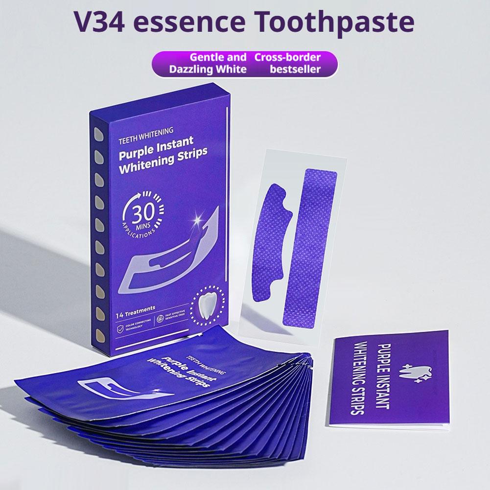 14 Pairs Purple Instant Whiten - Teeth Whitening Effects recensione e prezzo