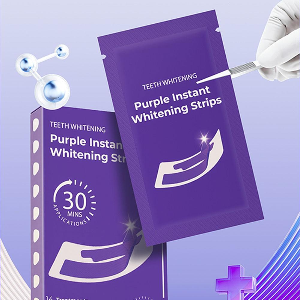14 Pairs Purple Instant Whiten - Teeth Whitening Effects recensione e prezzo