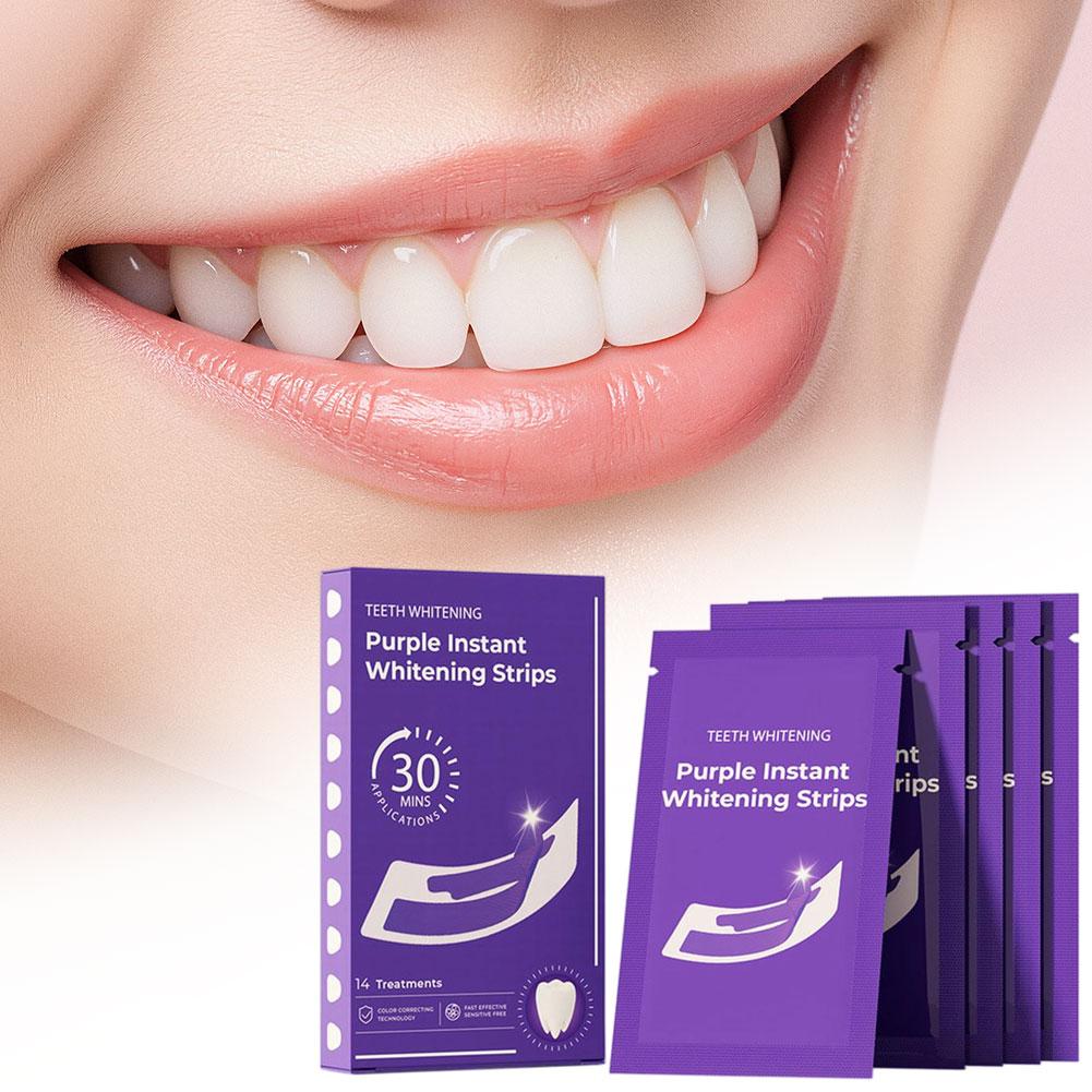 14 Pairs Purple Instant Whiten - Teeth Whitening Effects recensione e prezzo