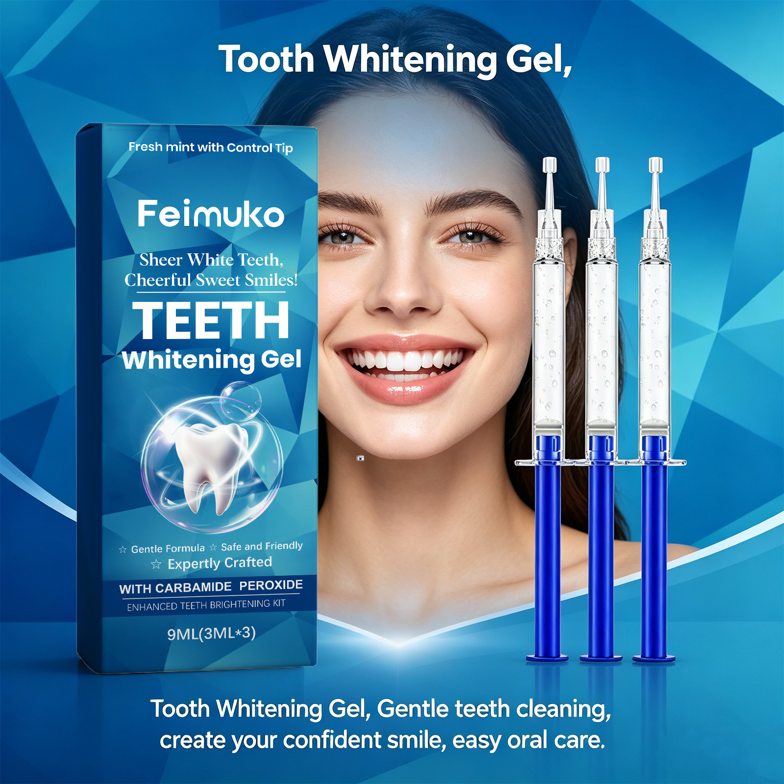 Teeth Whitening Gel Gentle Cle - Teeth Whitening Yellow Teeth recensione e prezzo
