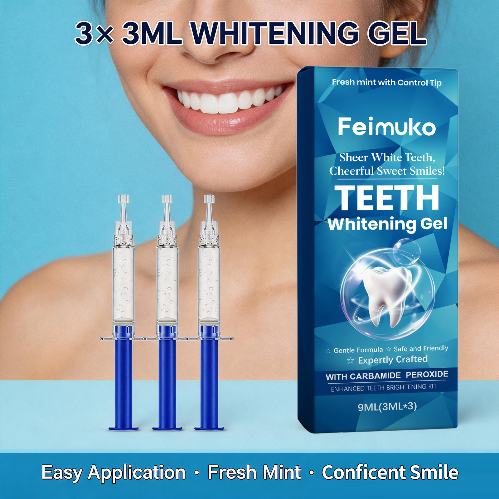 Teeth Whitening Gel Gentle Cle - Teeth Whitening Yellow Teeth recensione e prezzo