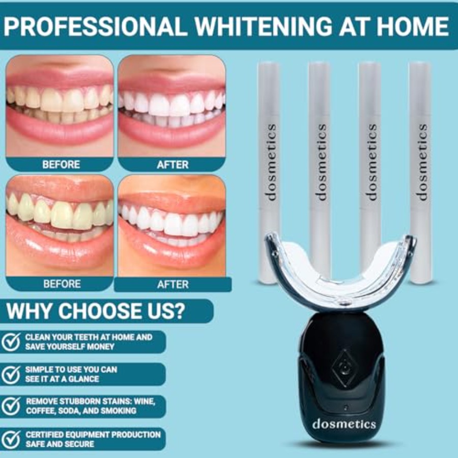 Teeth Whitening Kit with LED L - Teeth Whitening Gels recensione e prezzo