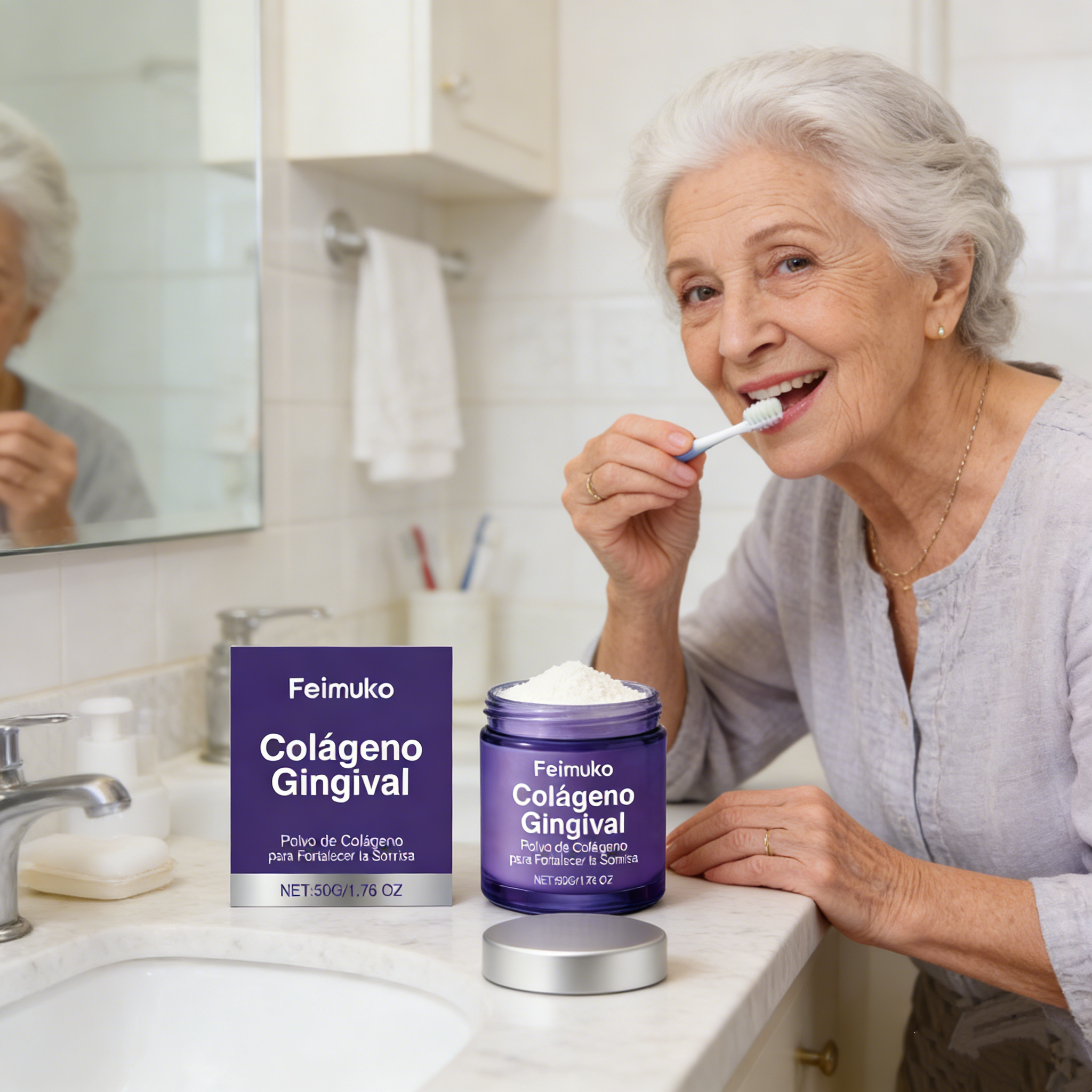 Collagen Teeth Cleaning Powder - Teeth Whitening Hismile recensione e prezzo