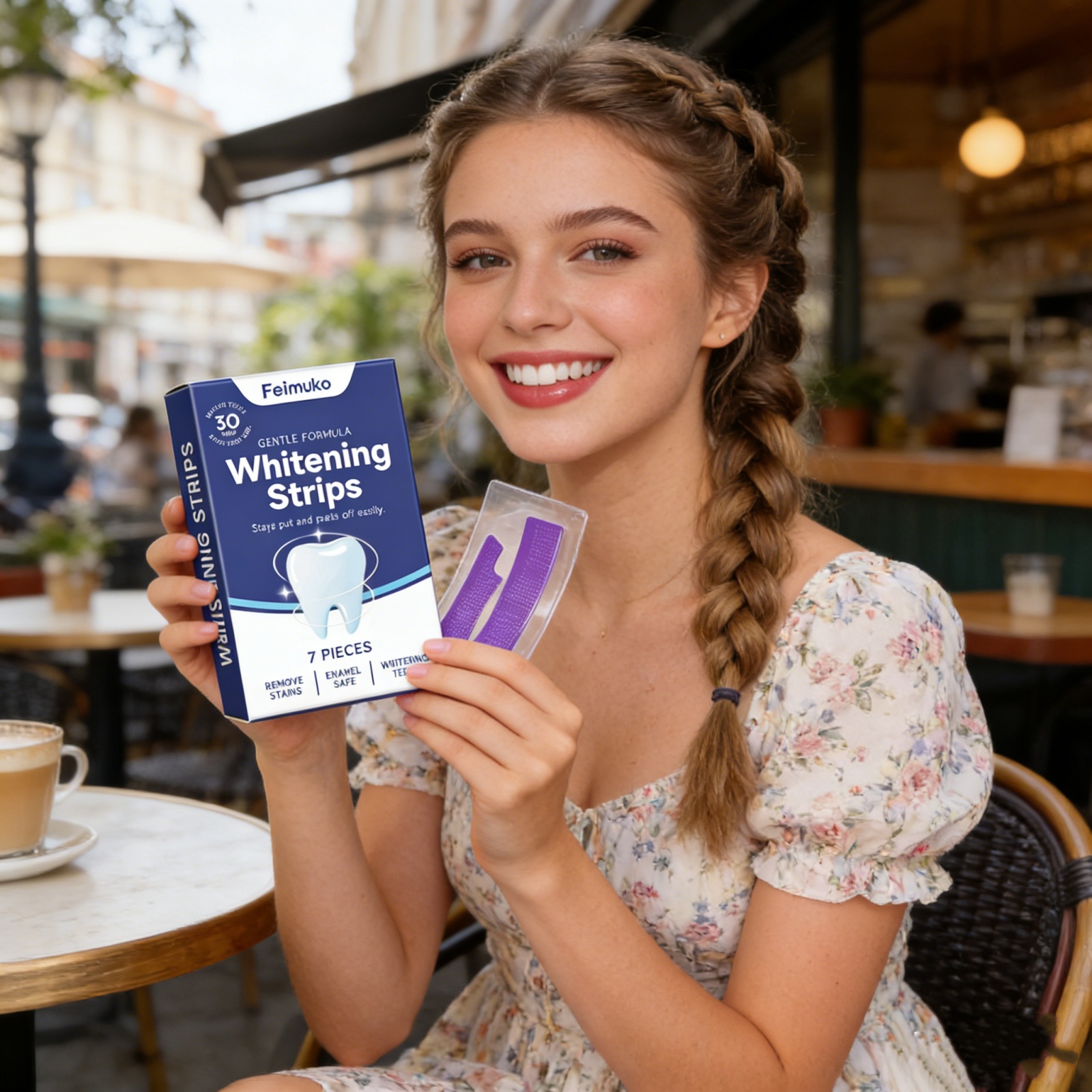Purple Teeth Whitening Strips  - Teeth Whitening Yellow Teeth recensione e prezzo