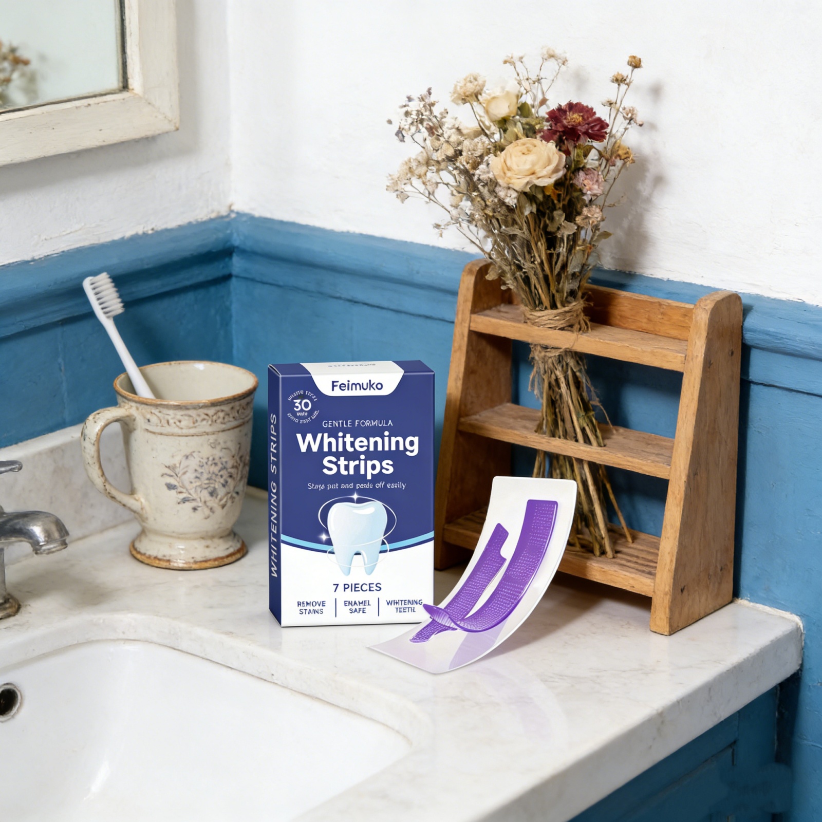 Purple Teeth Whitening Strips  - Teeth Whitening Yellow Teeth recensione e prezzo