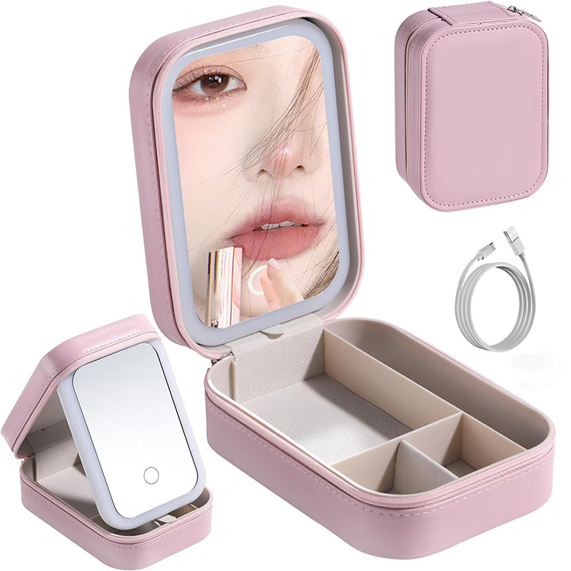 LED Makeup Bag With Mirror For - Led Mouth Tray recensione e prezzo
