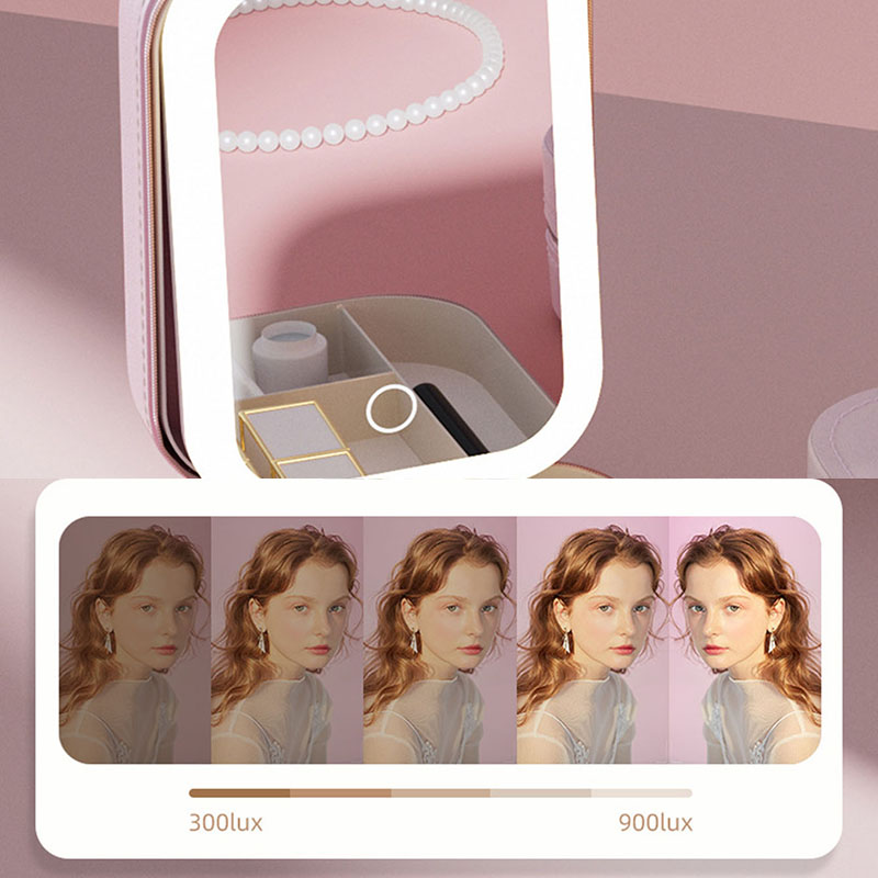 LED Makeup Bag With Mirror For - Led Mouth Tray recensione e prezzo