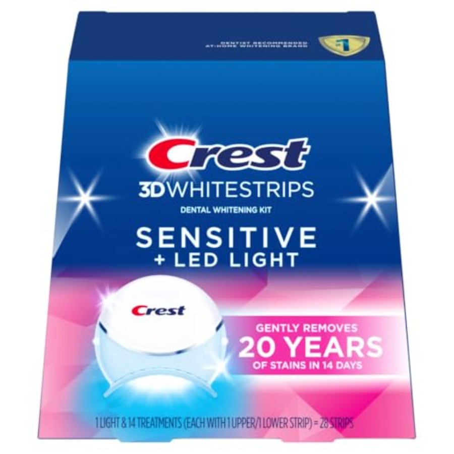 Crest 3D Whitestrips Sensitive - Teeth Whitening Strips recensione e prezzo