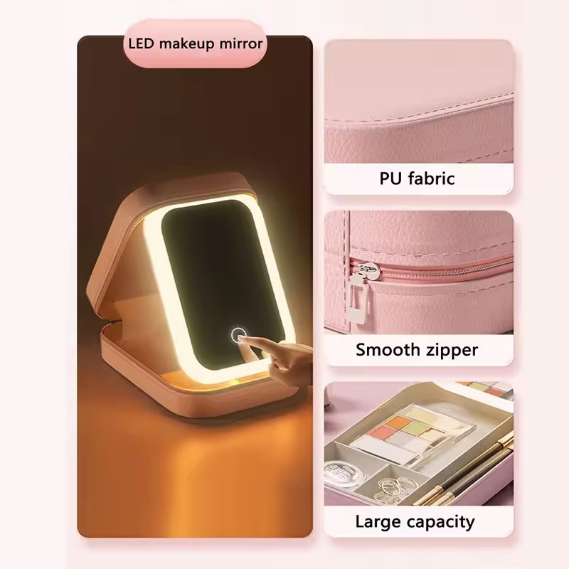 Smart LED Makeup Case With Mir - Led Mouth Tray recensione e prezzo
