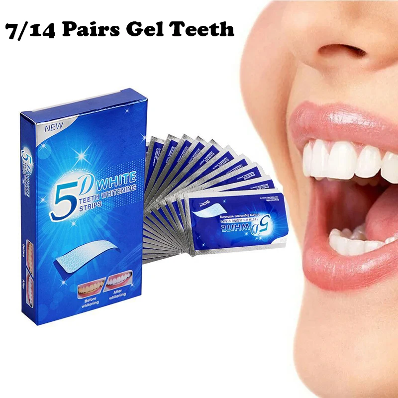 5D White Teeth Whitening Strip - Teeth Whitening Effects recensione e prezzo