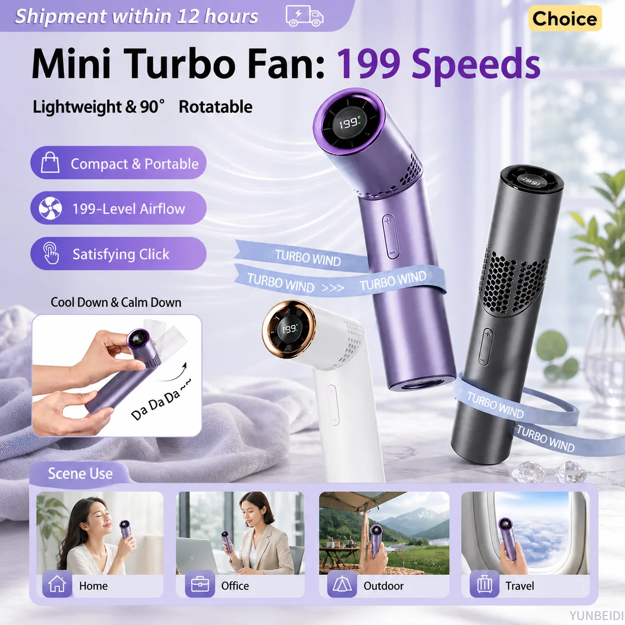 Lipstick Fan Mini Foldable Han - Led Mouth Tray recensione e prezzo