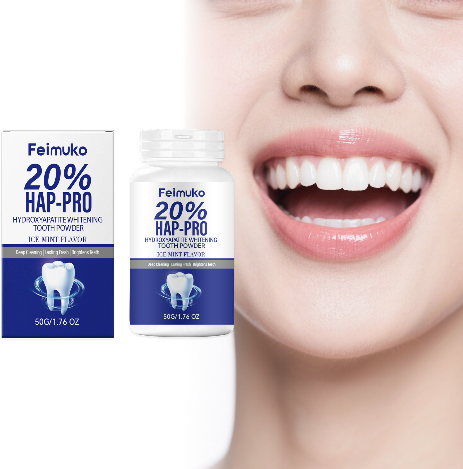 20% Hydroxyapatite Tooth Powde - Teeth Whitening Hismile recensione e prezzo
