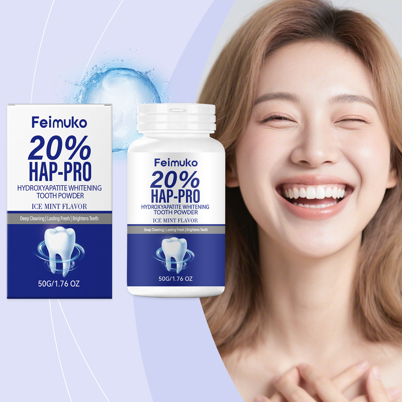 20% Hydroxyapatite Tooth Powde - Teeth Whitening Hismile recensione e prezzo