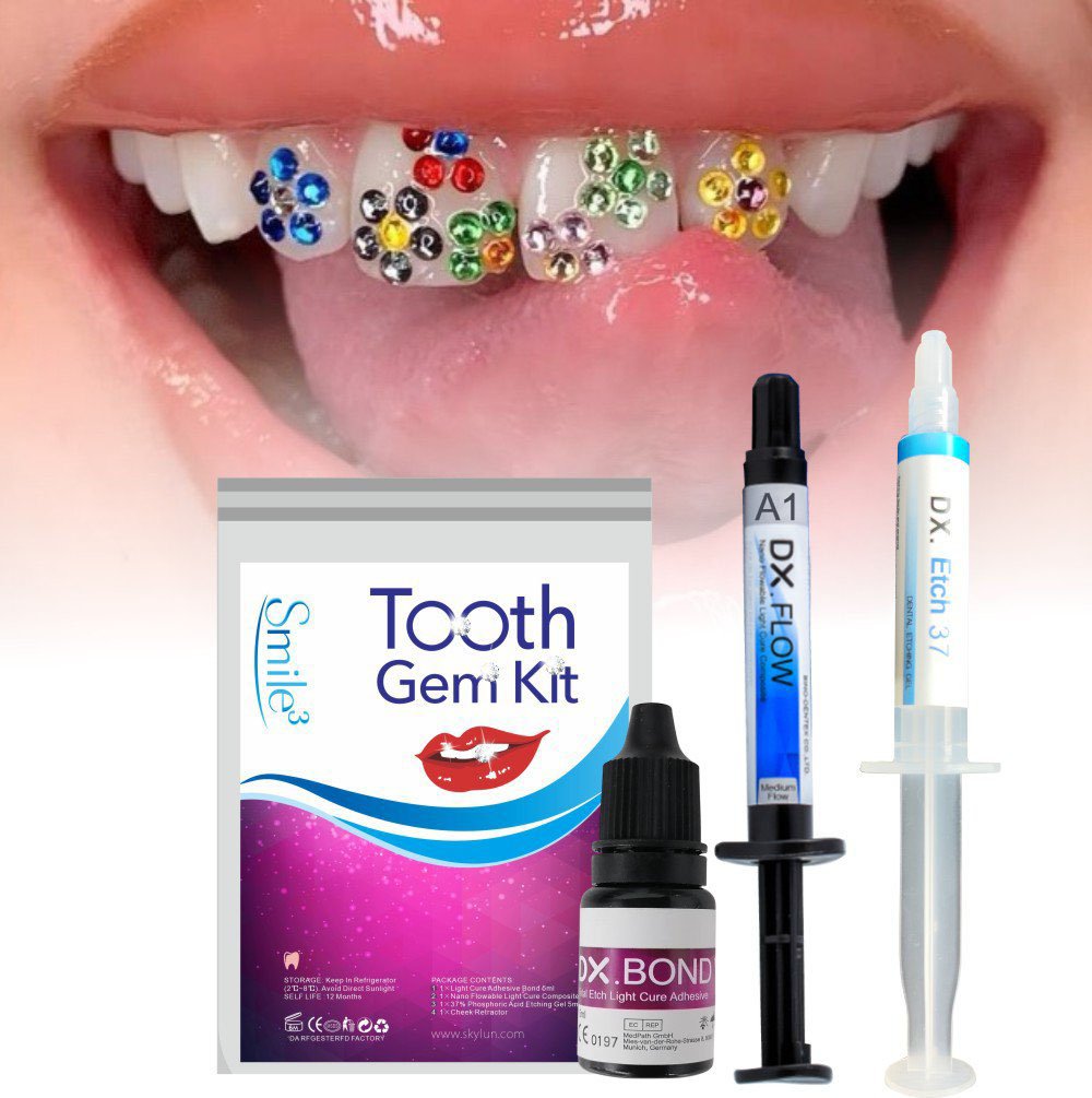 HOT Tooth Gem Kit Teeth Decora - Teeth Whitening Gels recensione e prezzo