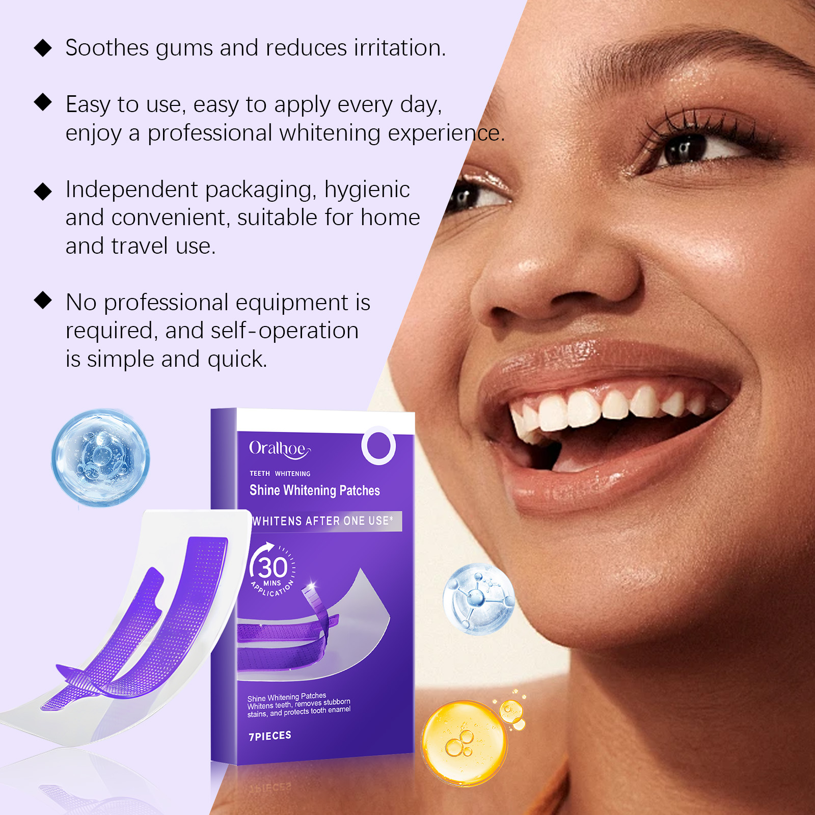 Purple Teeth Whitening Strips  - Teeth Whitening/Bleaching recensione e prezzo