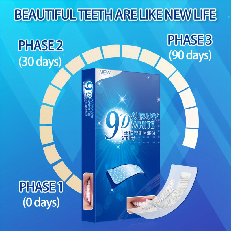 21 Pairs of 9D Aurany White Te - Teeth Whitening Gels recensione e prezzo