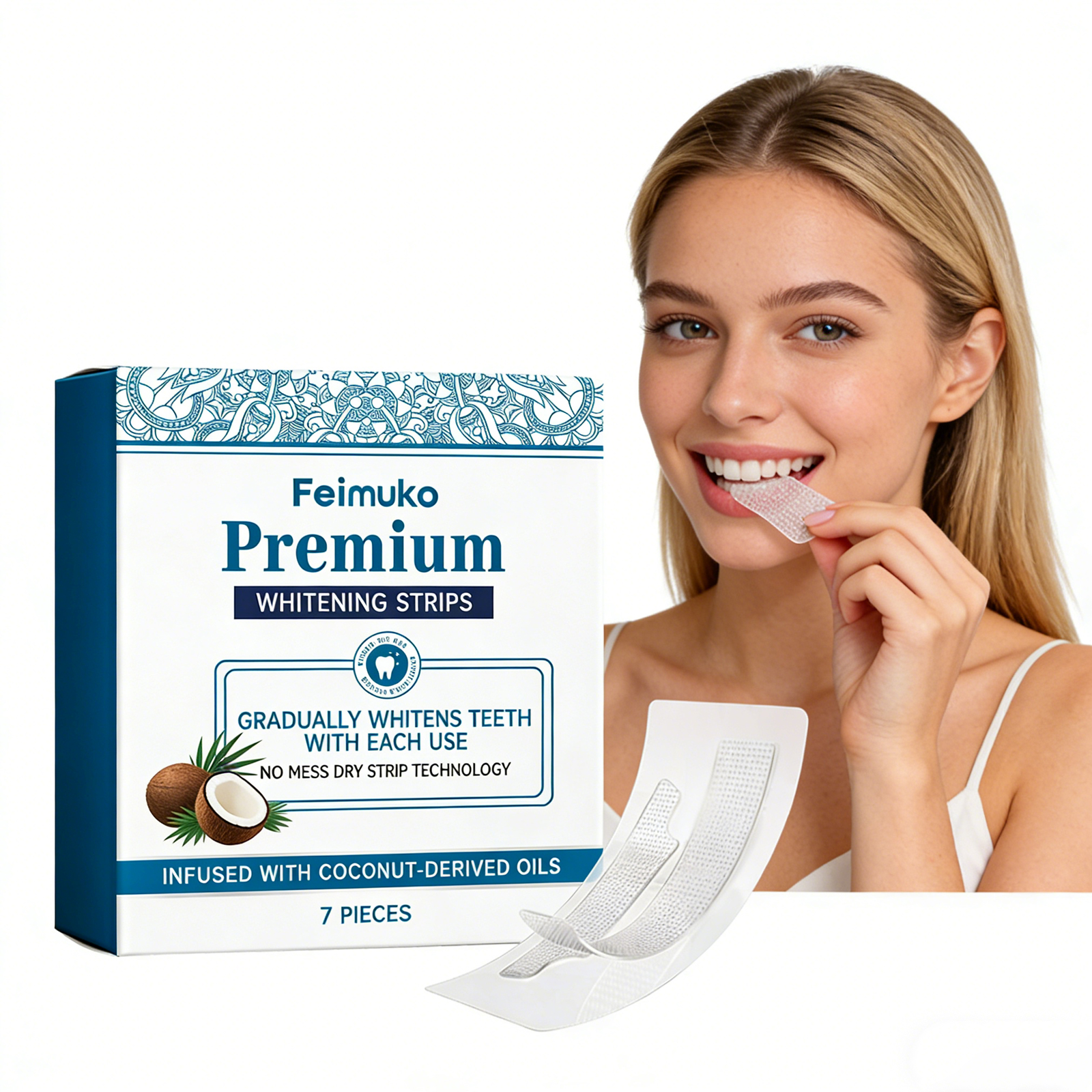 Teeth Stains Removal Strips De - Teeth Whitening Yellow Teeth recensione e prezzo