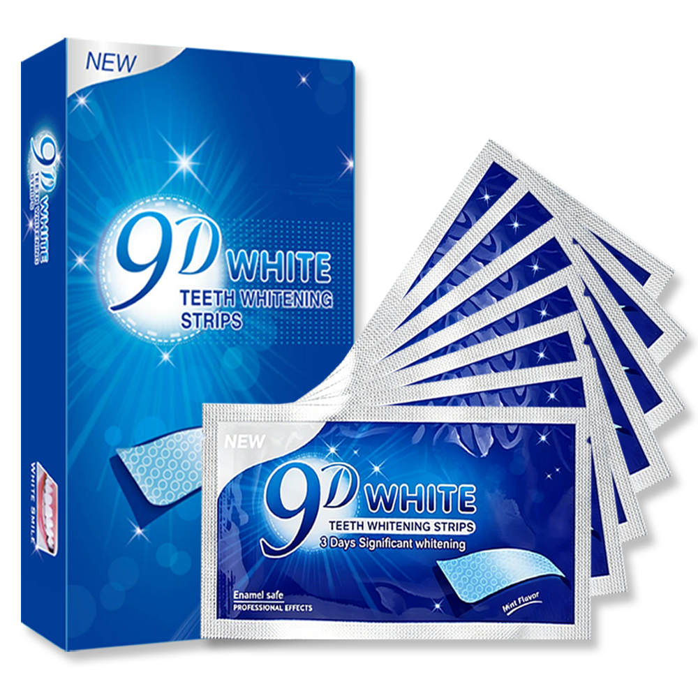 9D White Teeth Whitening Strip - Teeth Whitening Yellow Teeth recensione e prezzo