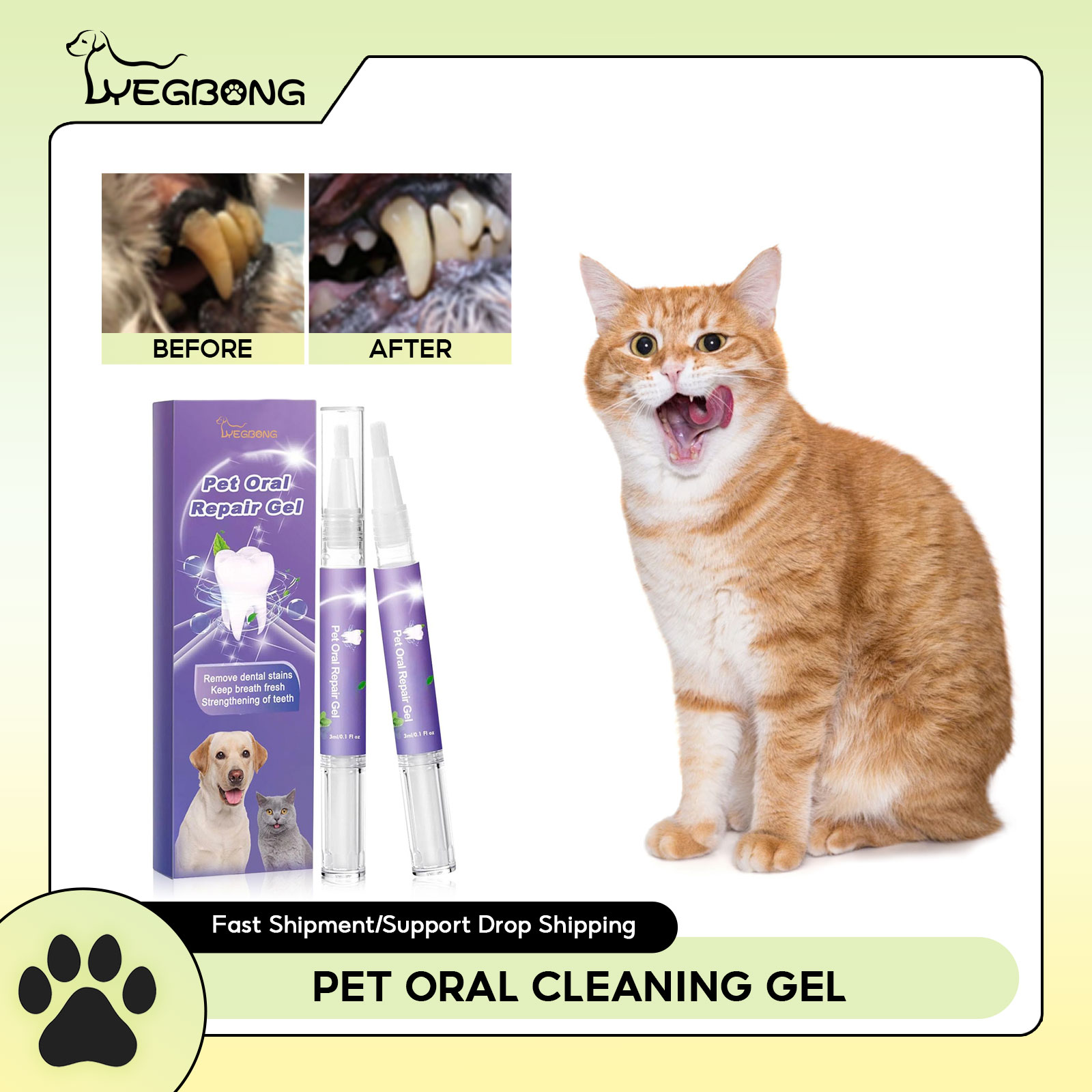 Pet Oral Repair Gel Puppy Tart - Teeth Whitening Gels recensione e prezzo