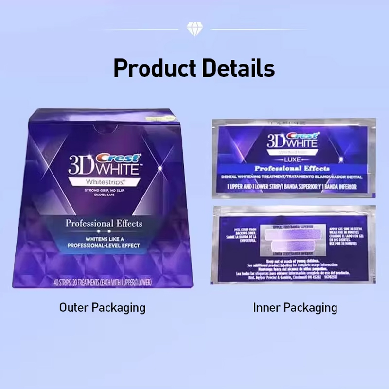 3D White Strips Crest Whitestr - Teeth Whitening Effects recensione e prezzo