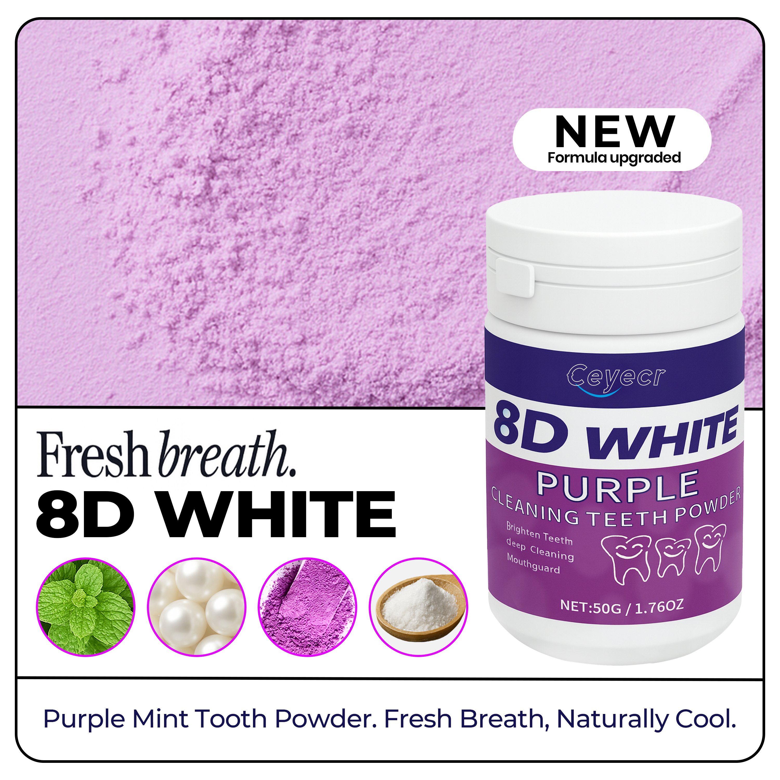 8D white Teeth Whitening Powde - Teeth Whitening Hismile recensione e prezzo