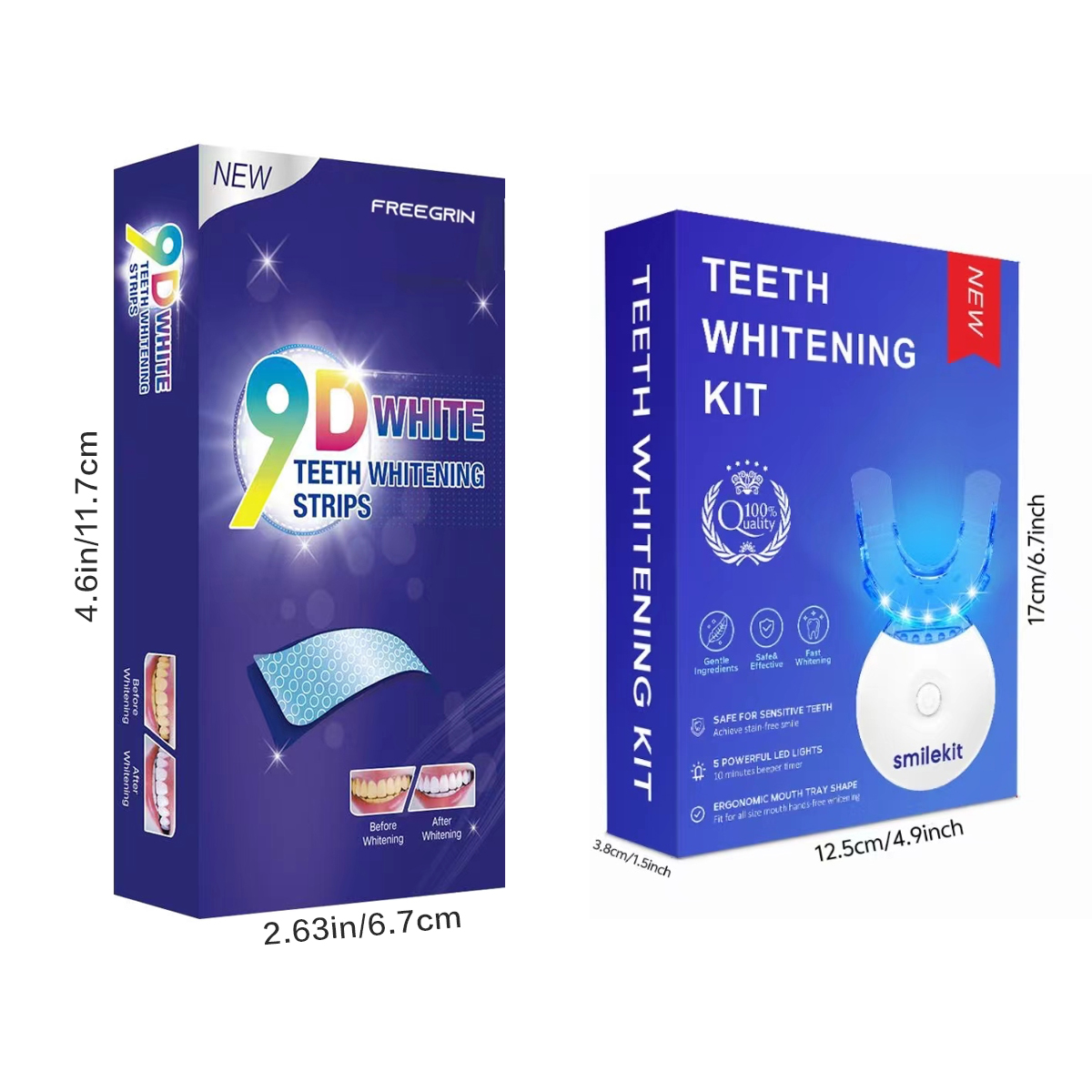 Teeth Whitening Kit - 5X LED L - Teeth Whitening Strips recensione e prezzo