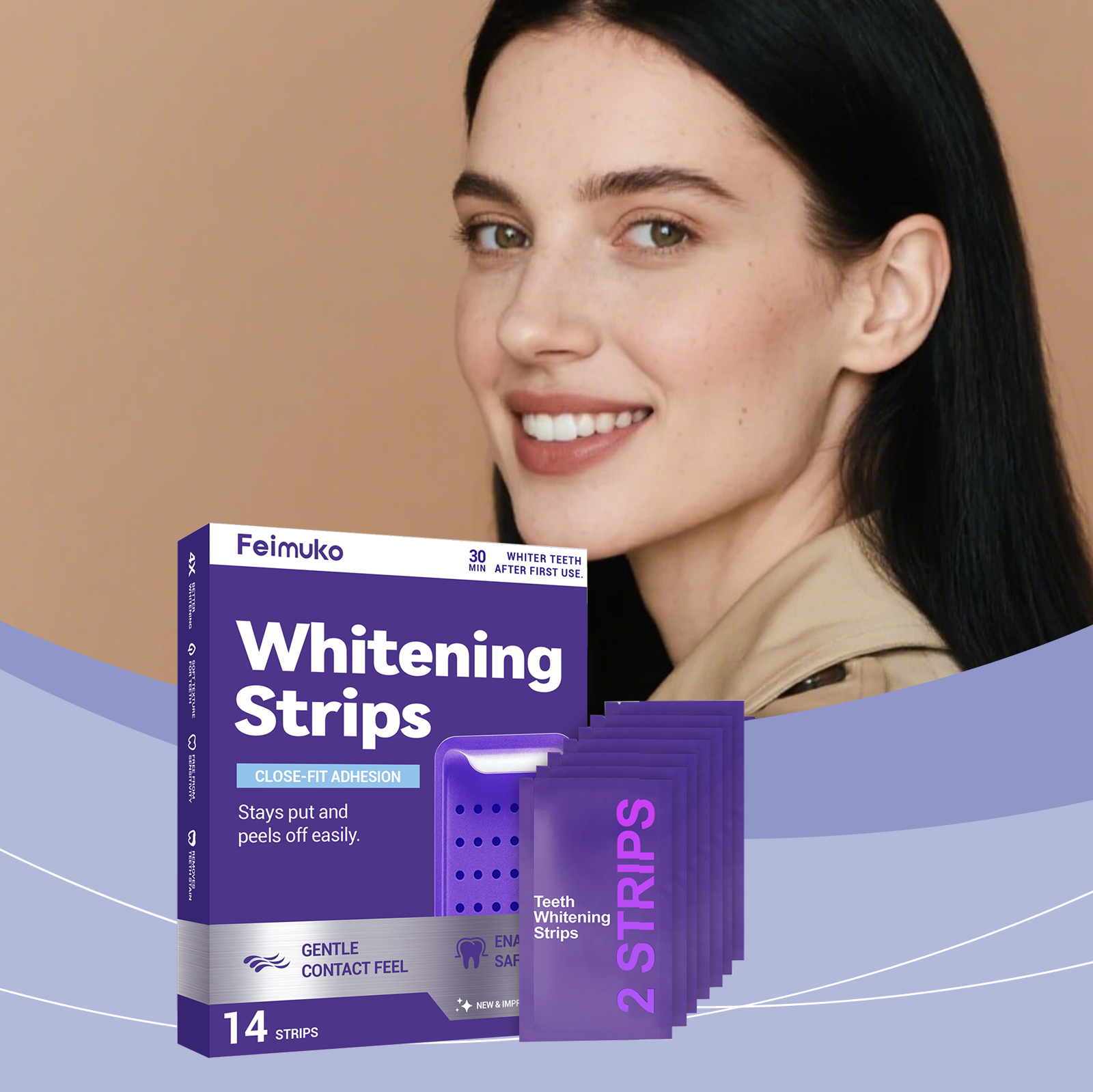 Purple Teeth Whitening Strips  - Teeth Whitening Strips recensione e prezzo