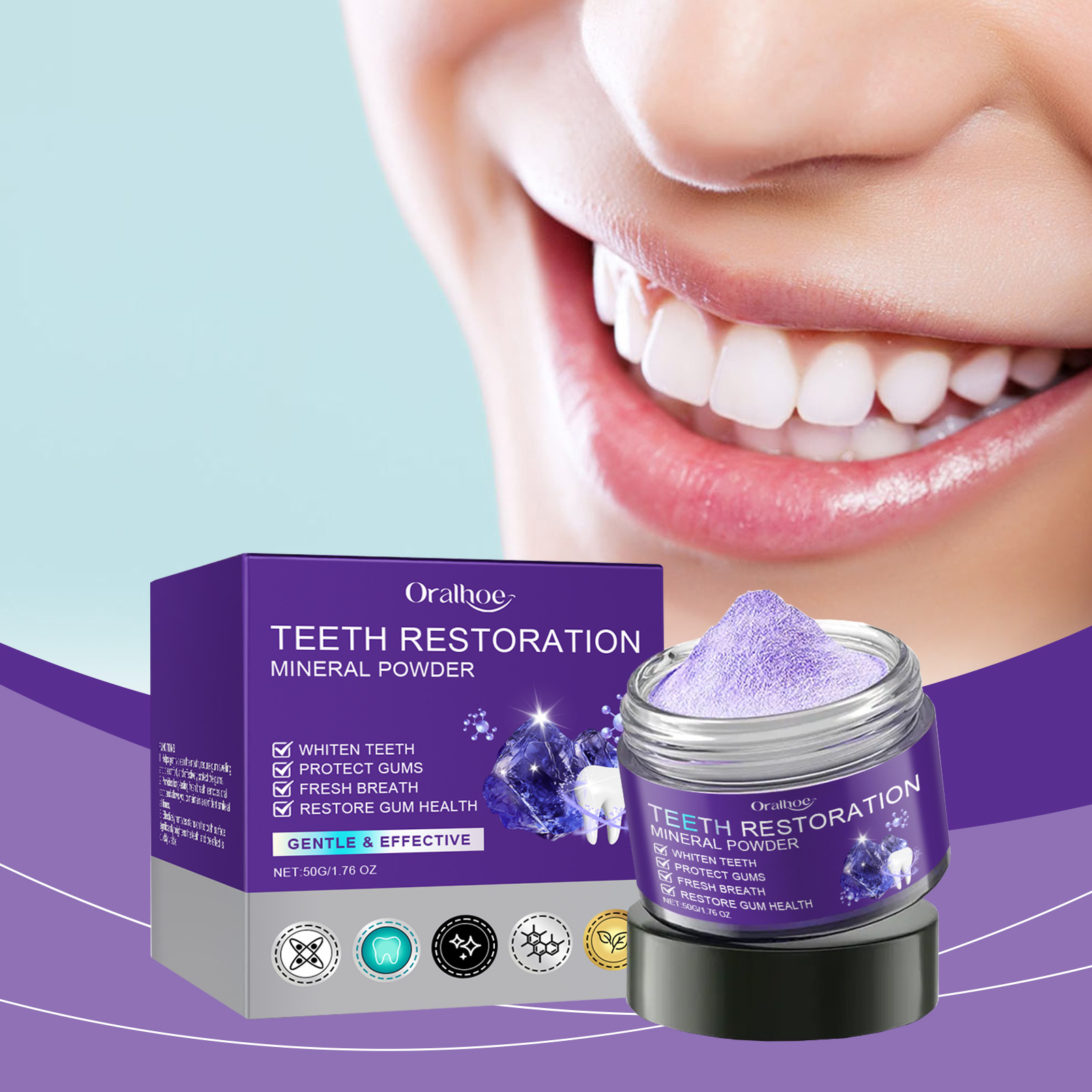 Teeth Restoration Mineral Powd - Teeth Whitening/Bleaching recensione e prezzo