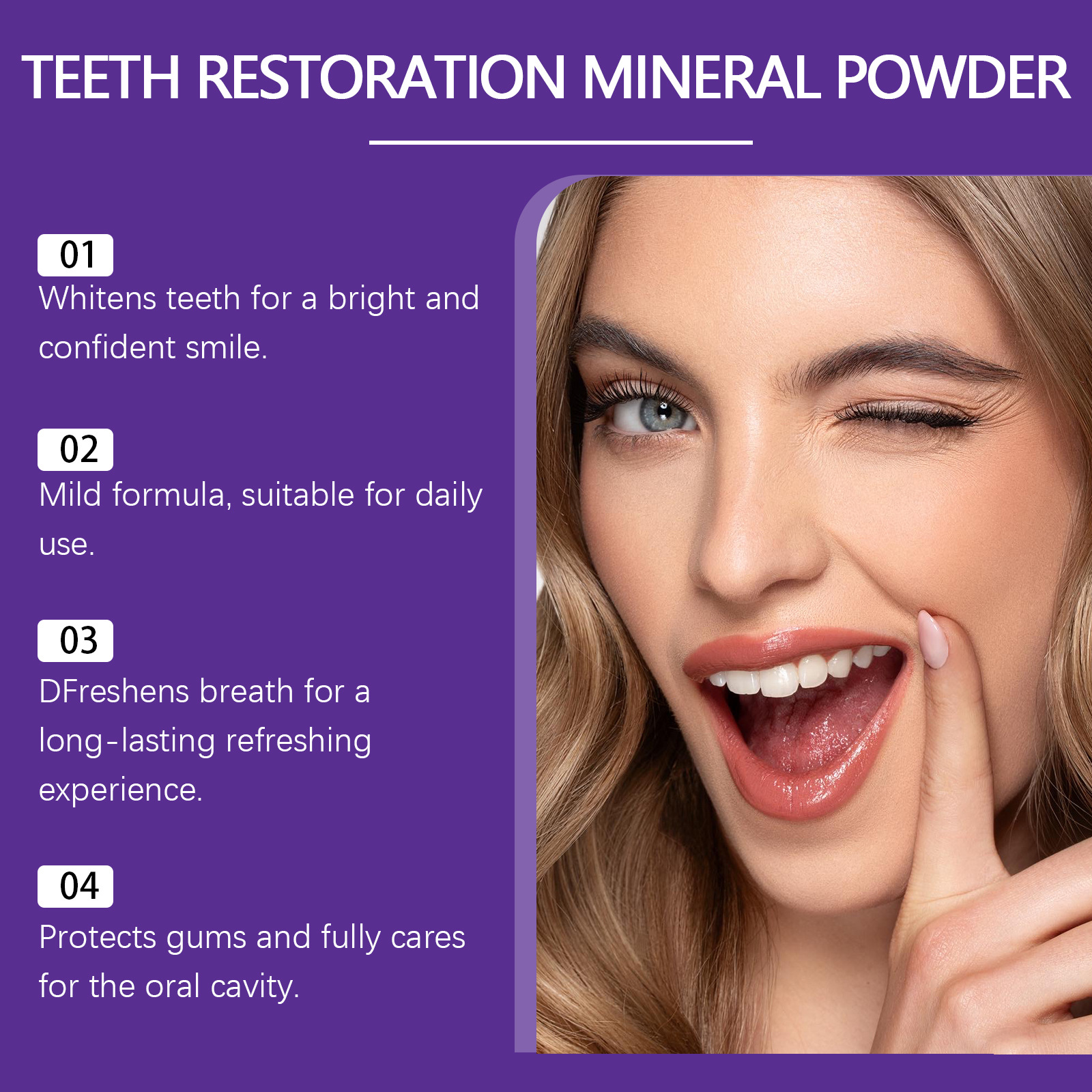 Teeth Restoration Mineral Powd - Teeth Whitening/Bleaching recensione e prezzo