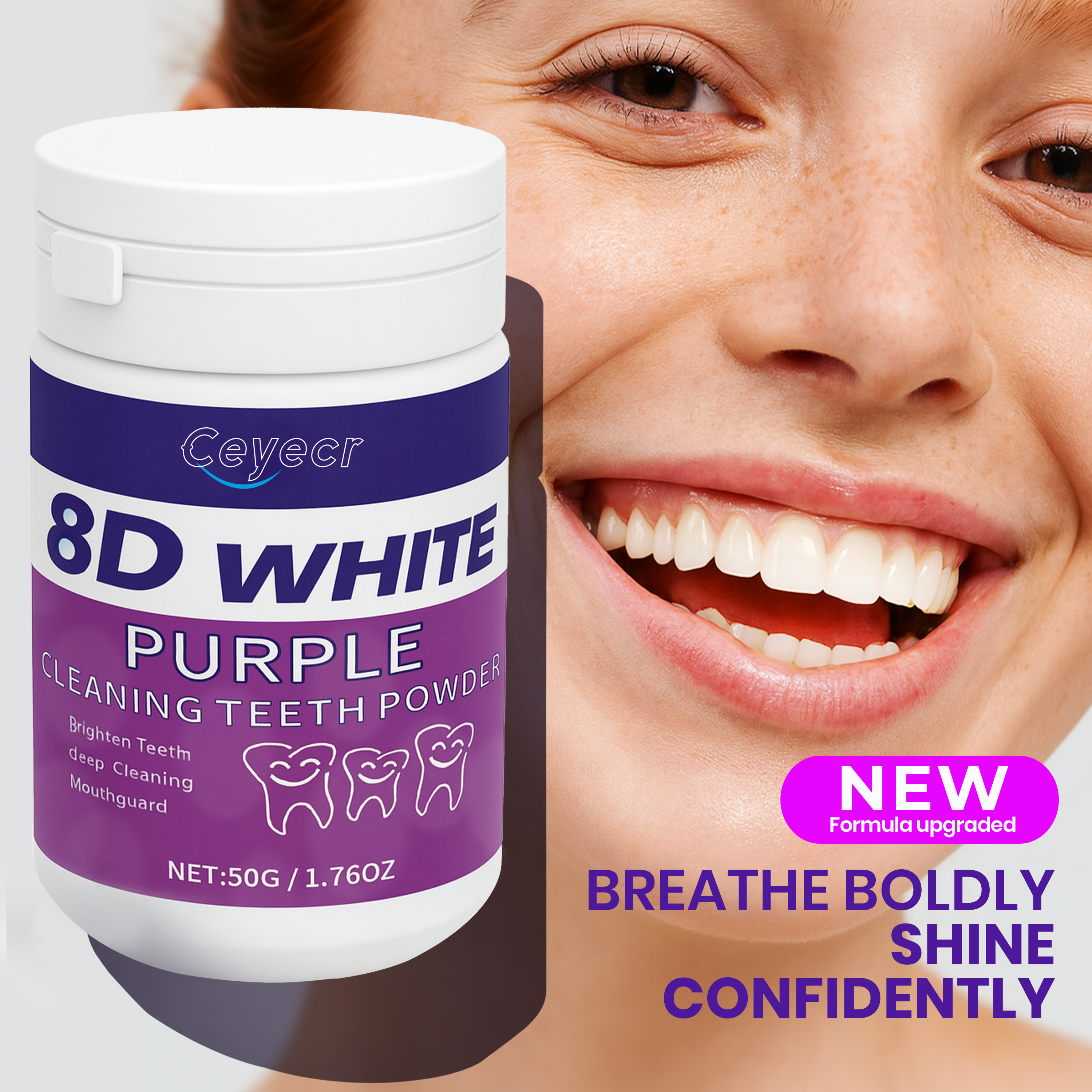 8D white Teeth Whitening Powde - Teeth Whitening Hismile recensione e prezzo