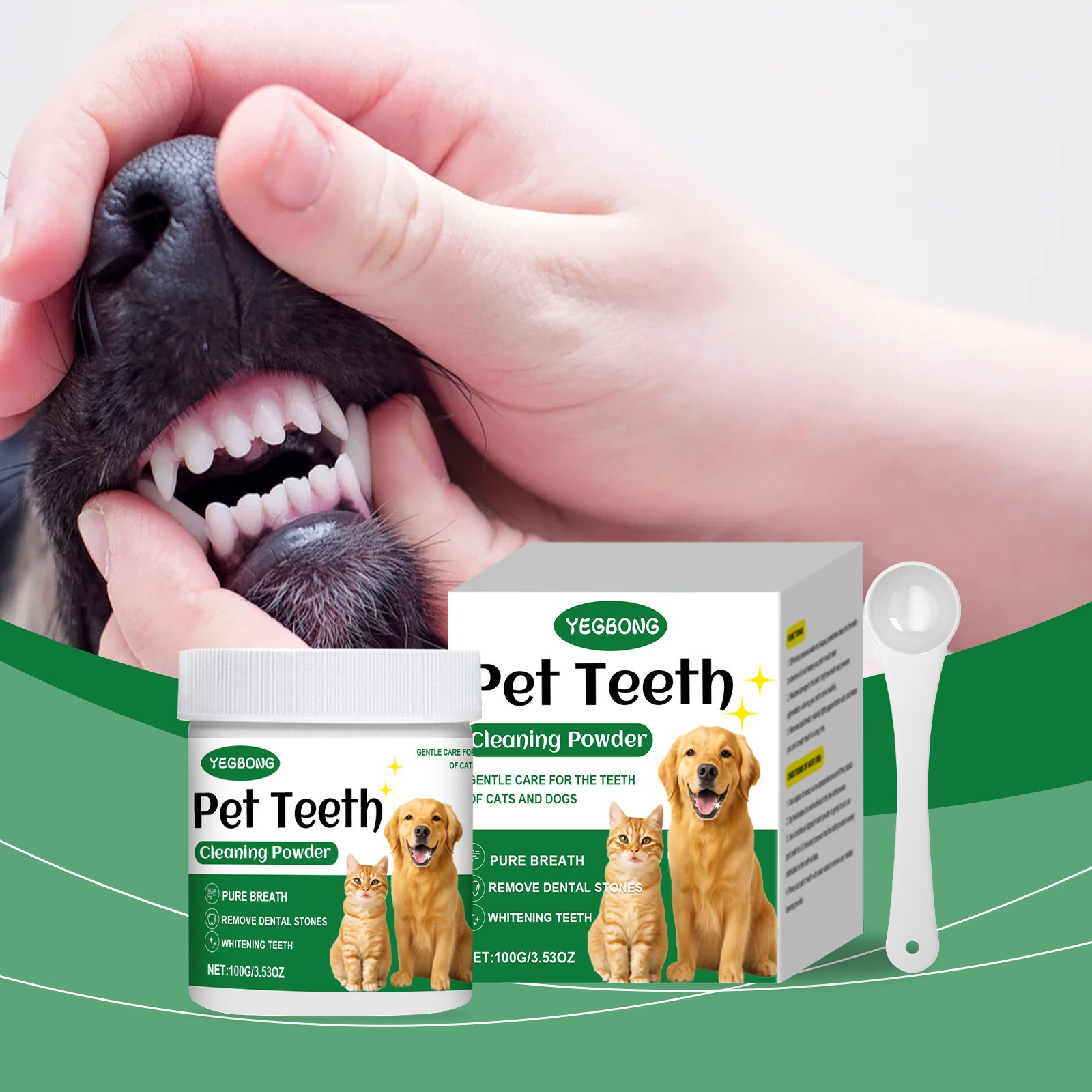 Pet Teeth Cleaning Powder Redu - Teeth Whitening Hismile recensione e prezzo