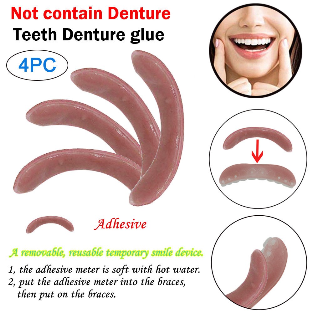 4/8 Pcs Whitening Braces Adhes - Teeth Whitening Strips recensione e prezzo