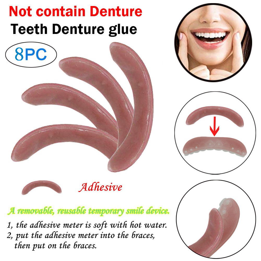 4/8 Pcs Whitening Braces Adhes - Teeth Whitening Strips recensione e prezzo