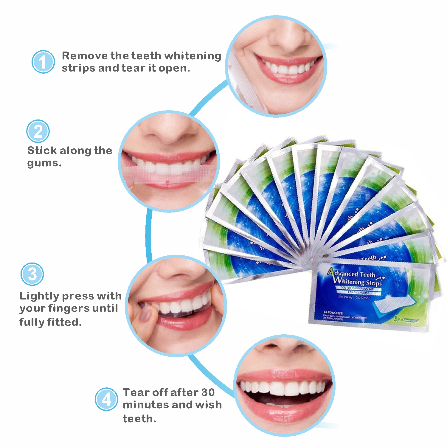 14/28pcs 3D Teeth Whitening St - Teeth Whitening Effects recensione e prezzo