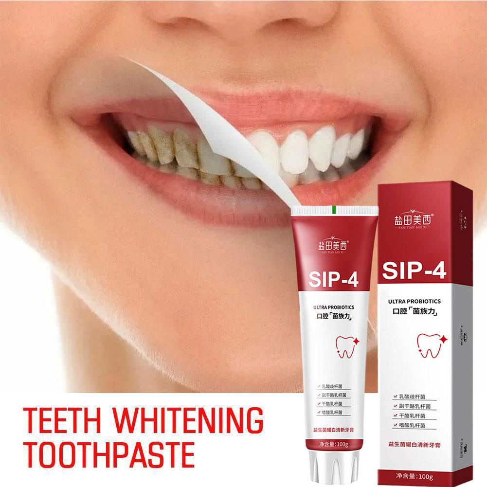 100g Sip-4 Probiotic Whitening - Teeth Whitening Yellow Teeth recensione e prezzo