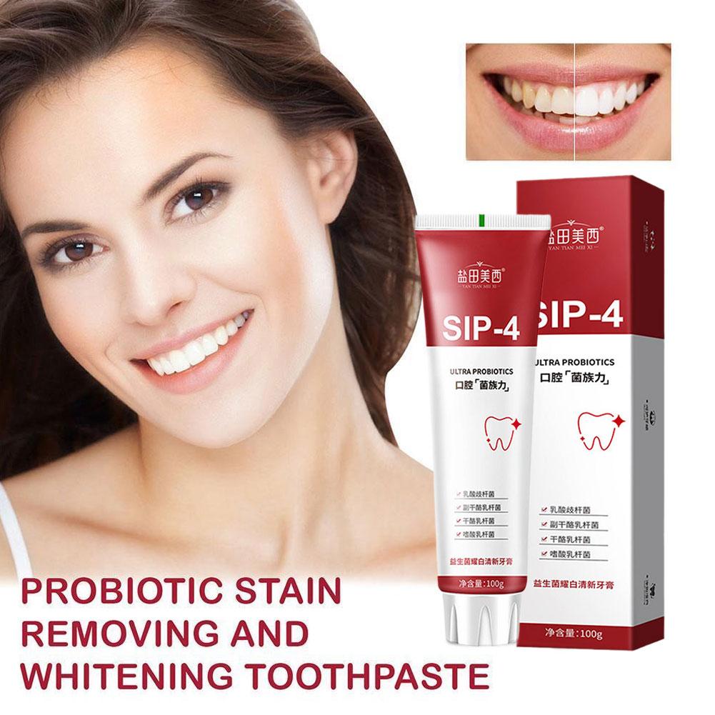 100g Sip-4 Probiotic Whitening - Teeth Whitening Yellow Teeth recensione e prezzo