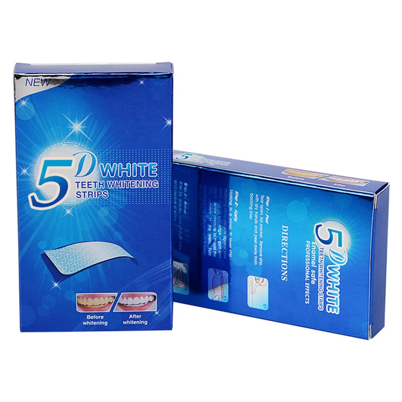 5D White Teeth Whitening Strip - Teeth Whitening Effects recensione e prezzo