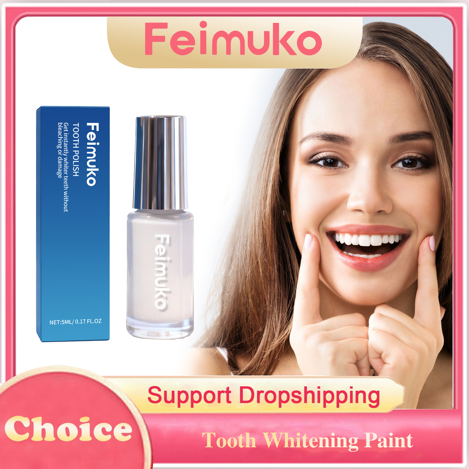 5ml Tooth Whitening Paint Remo - Teeth Whitening Yellow Teeth recensione e prezzo