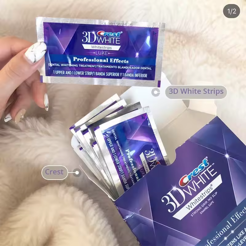 Crest 3D White Strips Teeth Wh - Teeth Whitening Effects recensione e prezzo