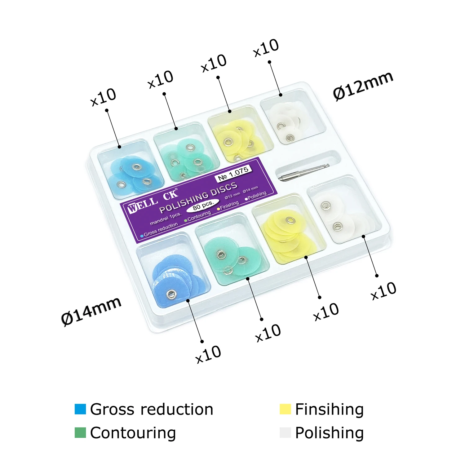 WELLCK Dental Polishing Discs  - Whitening Teeth Dentist recensione e prezzo