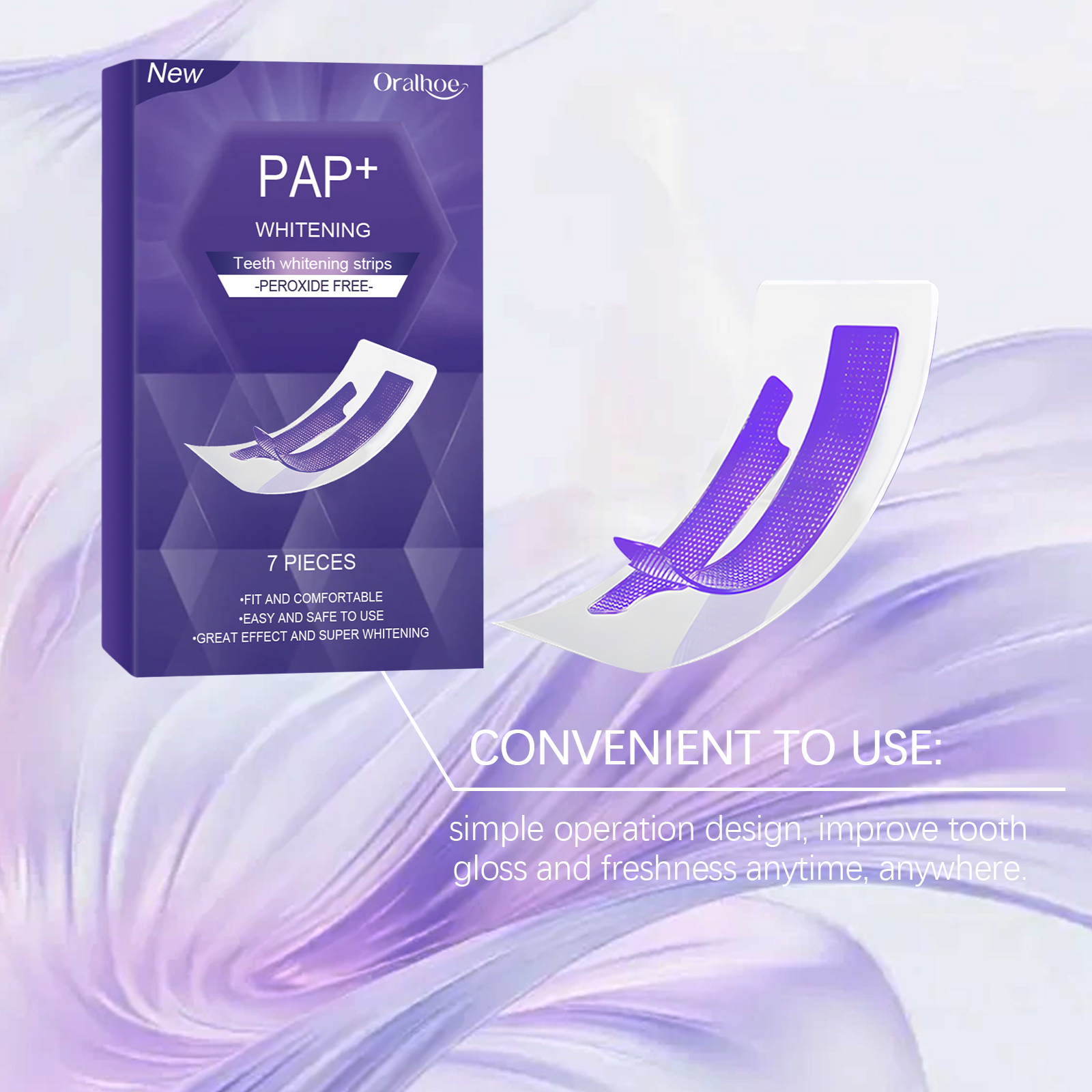 Purple Teeth Whitening Strips  - Teeth Whitening Strips recensione e prezzo