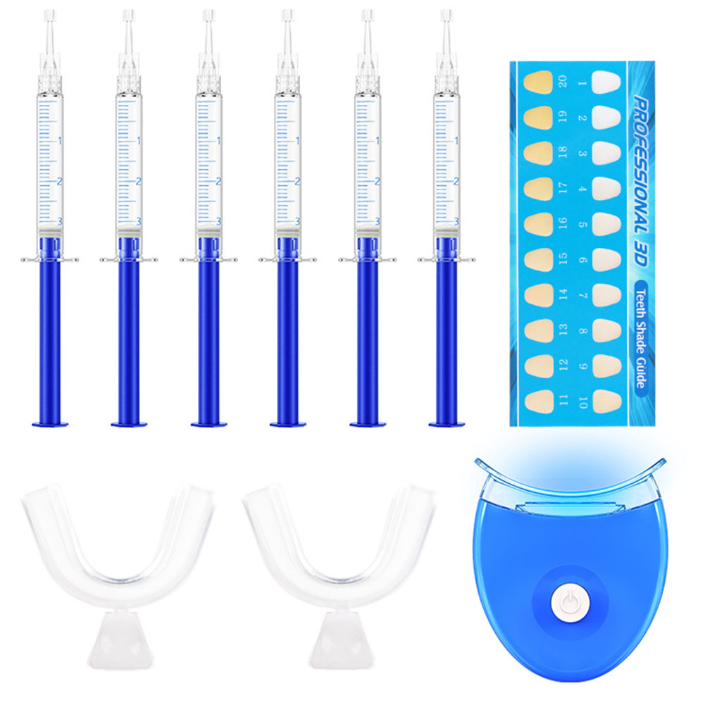 3/6/10 Teeth Whitening Kit Gel - Led Mouth Tray recensione e prezzo