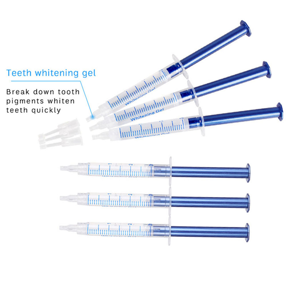 3/6/10 Teeth Whitening Kit Gel - Led Mouth Tray recensione e prezzo