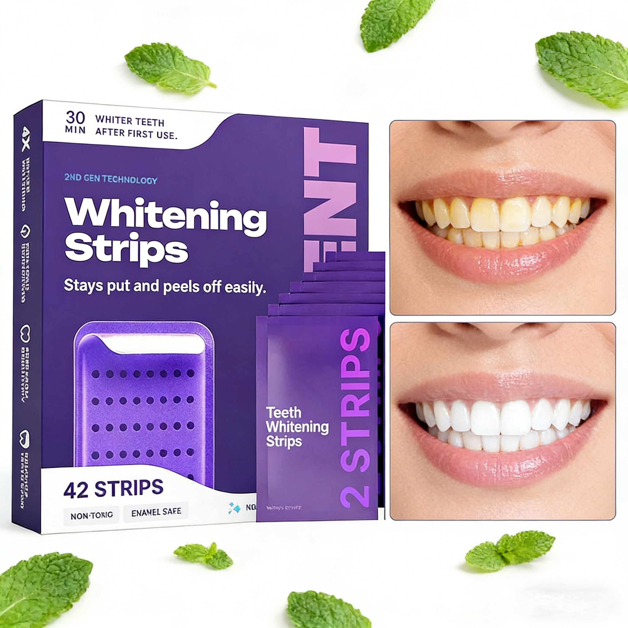 Purple Formula Teeth Whitening - Teeth Whitening Strips recensione e prezzo