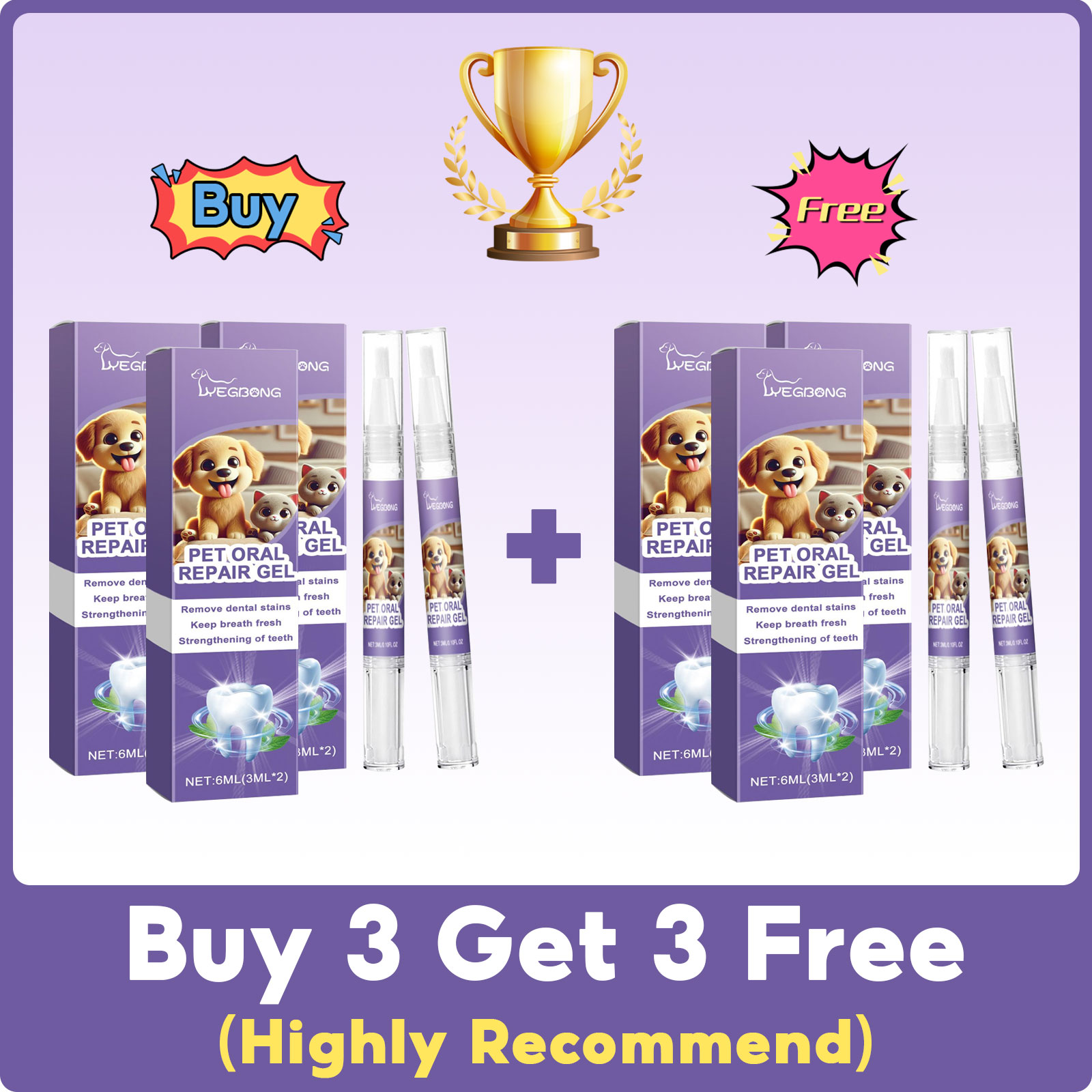12pcs Pet Toothbrush Pen Denta - Teeth Whitening Gels recensione e prezzo