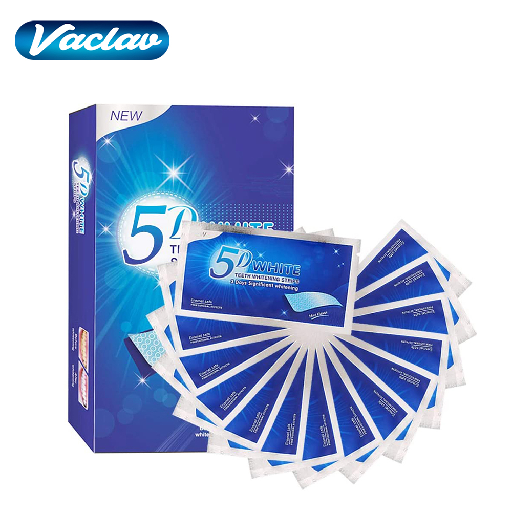 5D White Teeth Whitening Strip - Teeth Whitening Gels recensione e prezzo