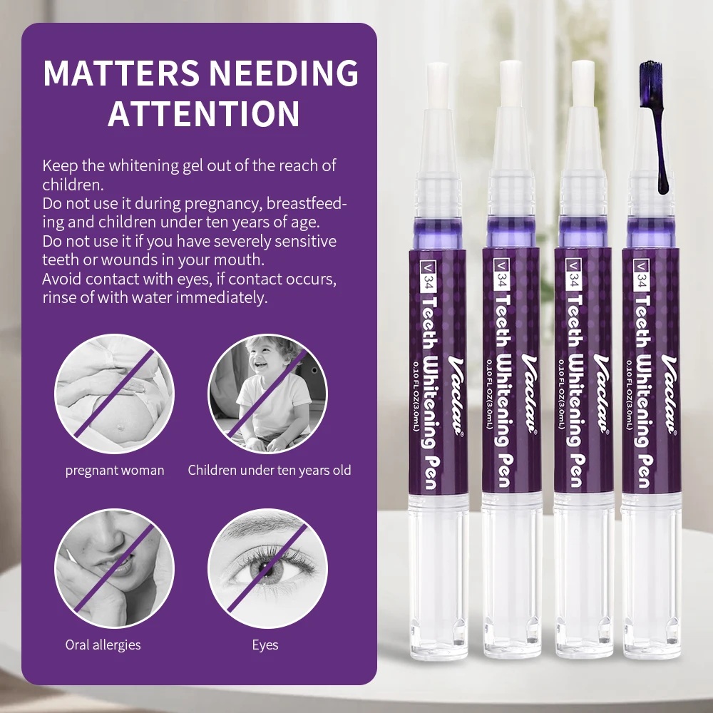 Vaclav V34 Purple teeth whiten - Teeth Whitening Gels recensione e prezzo