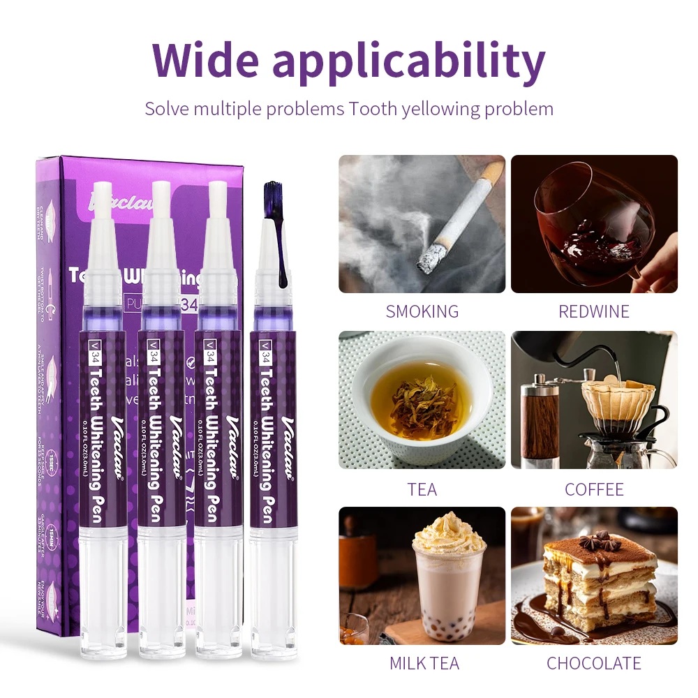 Vaclav V34 Purple teeth whiten - Teeth Whitening Gels recensione e prezzo